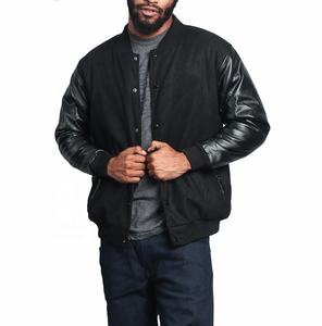 Chaqueta universitaria de lana personalizable para hombre, chaqueta de béisbol de invierno con bordado universitario escolar Vintage para hombre - Product Image 1