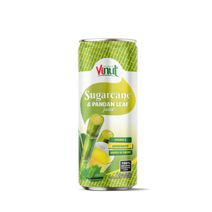 330ml de jus de canne à sucre au goût original boîte de conserve OEM boisson saine faible teneur en sucre purée séchée naturelle certifiée Halal - Product Image 2