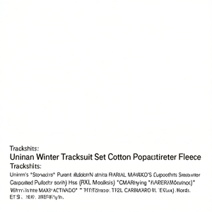 Ensemble de survêtement unisexe d'hiver en coton et polyester avec capuche, pulls en molleton assortis, tailles jusqu'à 6XL, vêtements pour hommes, lot de stock du Bangladesh - Product Image 3