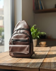 Bolso Bandolera de Piel Sintética PU, Bolso Cruzado de Hombro de 12.5 x 7.5 Pulgadas, Riñonera Casual de Viaje, Fabricante OEM - Product Image 3