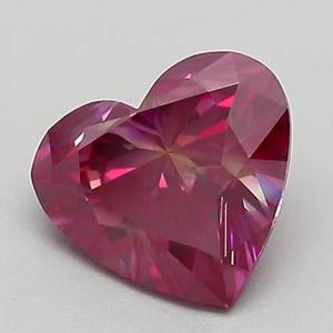 Diamante rosa rubí de corte corazón, cultivado en laboratorio, certificado por IGI, diamante rosa suelto para anillo de compromiso personalizado, de 1 a 5 quilates, VVS VS - Product Image 6
