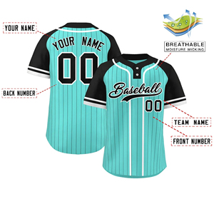 Maillots de baseball américains classiques personnalisés, maillots de baseball de haute qualité, maillots de baseball vierges, prix de gros OEM - Product Image 2
