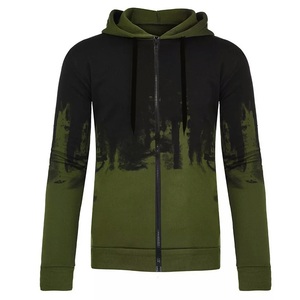 Sweat-shirt à capuche personnalisé avec dégradé de couleurs pour homme, en polaire premium, avec logo OEM imprimé, vêtement décontracté d'hiver - Product Image 2