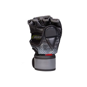 Guantes de MMA Personalizados de la Industria Emiko, Medios Dedos, Cuero PU, Cierre de Velcro en la Muñeca, para Entrenamiento de Artes Marciales, Guantes Profesionales Personalizados - Product Image 3