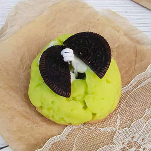 Velas de cera de soja perfumadas en forma de galleta hechas a mano, novedad, etiqueta privada de lujo, decoración de vacaciones de fiesta de Pascua ecológica - Product Image 4