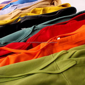 Logotipo personalizado 380g 100% algodón Terry Lined Drop Shoulder Unisex Sudaderas con capucha en blanco Sudaderas con capucha para hombres Sudaderas con capucha para mujeres - Product Image 2