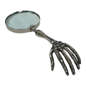 Loupe à main en métal, style vintage antique, loupe de lecture portative, outil de lecture décoratif pour bureau, outil de lecture classique pour la maison et le bureau - Product Image 1