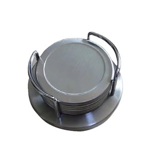 Factory direct Price Modern Style Steel Coasters Handmade Manufacturer for Home and Garden <b>Tabletop</b> Use - Product Image 5