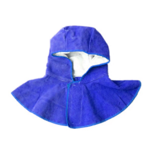 Premium Heavy-Duty Cowhide Split Leather Welding Hood Safety Heat Resistant Protective Working Welders <b>Caps</b> - Product Image 5