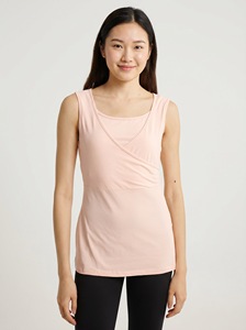 Bmama Débardeur d'allaitement et de maternité respirant, sans armatures, coupe ample, en modal, pour post-partum Bmama NS01 - Product Image 6