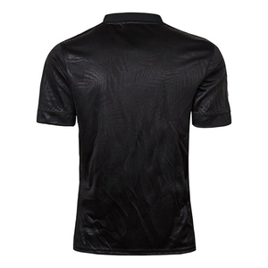 T-shirts décontractés à col noir pour hommes Voxstyle Enterprises, respirants, à manches courtes, en tissu coton bambou 220g Canvas - Product Image 2