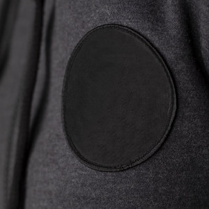 2026/27 arrival Unisex Oversized Hooded Sweatshirt Solid <b>Black</b> French Terry Casual Autumn Hoodie Pocket Design Regular Sleeve - Product Image 5