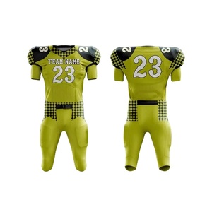 Short Sleeves Spandex/Polyester Moisture-Wicking UPF 50+ Custom Team Names All Seasons American Football Uniform - Product Image 1