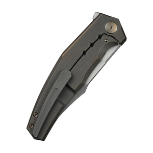 Couteaux pliants avec manche texturé bleu, lame en acier inoxydable, design compact pour la randonnée et le camping en plein air - Product Image 6