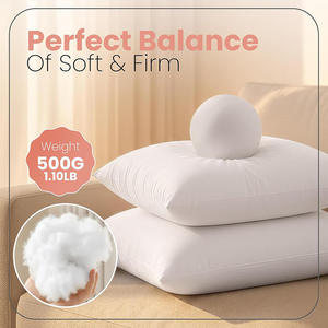 หมอนรองคอสีขาว หมอนรองหลังแบบใยสังเคราะห์ สำหรับเตียงนอน บ้าน โรงแรม ขายส่ง - Product Image 3