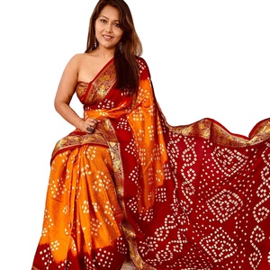 DERNIÈRE DESIGNER SOIE ZARI TISSANT BADHANI IMPRIMÉ SAREE - Product Image 1