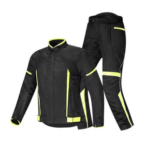 Traje de Motociclismo Unisex Negro de Manga Larga, Transpirable, Estampado, 300g, Cortavientos, para Invierno, Ropa de Carreras - Product Image 3