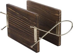 Soporte de Madera de 2 Niveles para Pasteles, Soporte Rústico para Exhibición de Postres, Soporte para Cupcakes Estilo Granja, Bandeja para Servir en Fiestas, Decoración de Cocina - Product Image 6