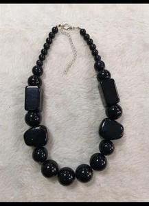 งานหัตถกรรมประดับมุกเทียมสร้อยคอลูกปัดเรซิ่นสไตล์วินเทจดีไซน์เรขาคณิตโทนสีสดใสใส่สบาย - Product Image 2