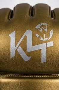 Gants de boxe demi-doigts en cuir PU pour entraînement et sparring MMA Muay Thai Kickboxing KLTW INT'L KL-MMA-001 - Product Image 6