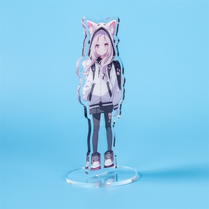 Tùy chỉnh Anime Acrylic đứng Keychain phim hoạt hình trò chơi Acrylic 3D Shaker điện thoại quyến rũ cát lún đứng - Product Image 1