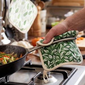 Maniques de cuisine en coton de qualité supérieure – Coussinets réutilisables résistants à la chaleur pour la cuisson quotidienne - Product Image 1