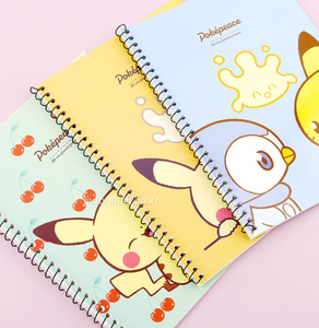 Coffret Cadeau 3 Pièces de Papeterie Coréenne pour Enfants, Cahiers à Spirale Thème Pokémon, Personnages Mignons Pikachu, Notes Aléatoires - Product Image 3