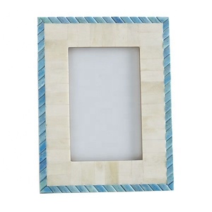 Modern Eco-Friendly UV Printed <b>Picture</b> Photo <b>Frame</b> High-quality Bone Inlay Customizable Color & Size by Handmade Collection - Product Image 4