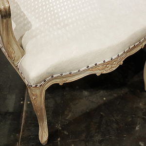 1754 Series <b>Restaurant</b> Sofa <b>Set</b> Made Of Wood And Rattan With Beautifully Carved Soft Foam Seats And Soft Fabric - Product Image 4
