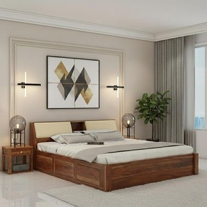 Handcrafted Sheesham Wood <b>Floating</b> <b>Shelf</b> with Iron <b>Bracket</b> | Wholesale - Product Image 4