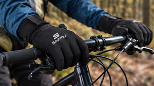Gants de ski d'hiver SAFFILI, gants complets en néoprène imperméables, isolés thermiquement, compatibles avec les écrans tactiles, unisexes, noirs - Product Image 2