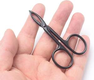 Pince à épiler professionnelle en acier inoxydable de qualité supérieure pour femmes, pour l'épilation et la mise en forme des sourcils, avec pointe inclinée, ciseaux de beauté - Product Image 4