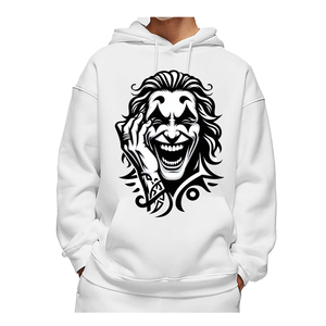 Sudadera con Capucha Oversize con Gráfico de Calavera, de Algodón y Forro Polar, Estilo Urbano, para Invierno, Unisex, Casual, Hip Hop, OEM - Product Image 4