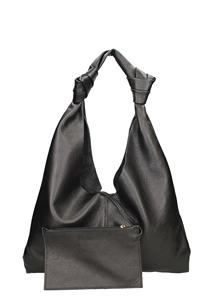 Hobo Women's Everyday <b>Soft</b> <b>Leather</b> <b>Handbag</b> Open Closure Shoulder Bag LHB-0078B - Product Image 4