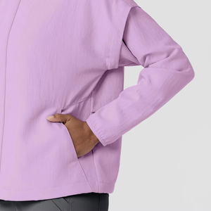 Uniforme Médico Personalizado Antiarrugas e Impermeable, Traje de Enfermera Elástico con Cuello Redondo, Chaqueta de Enfermería para Hospital - Product Image 5