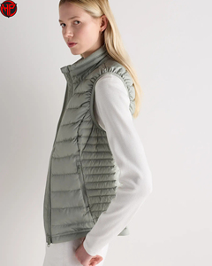<b>Women's</b> <b>Down</b> Padded <b>Vest</b> Quilted Sleeveless Jacket Polyester Winter Waistcoat Casual Outdoor Layering <b>Women</b> Sports Puffer <b>Vest</b> - Product Image 4