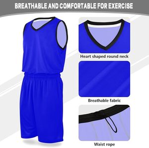 Pantalones Cortos de Baloncesto Azules - Product Image 4