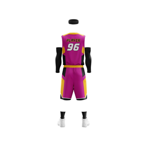 Uniforme de Baloncesto Ligero Personalizado, Último Modelo de Camiseta de Baloncesto, Uniforme de Baloncesto Liso y Cómodo - Product Image 2