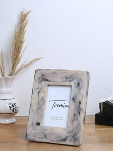 Elegant Resin Memory <b>Frame</b> <b>with</b> Beautiful Floral Accents for Cherished Photographs - Product Image 4