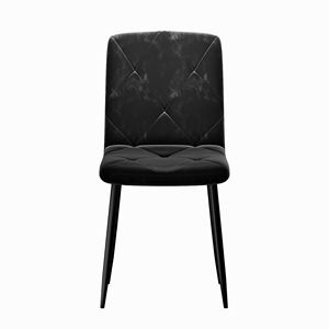 Set Moderno di 4 Sedie da Pranzo per Cucina e Sala da Pranzo con Seduta Imbottita e Gambe in Metallo per Casa - Product Image 5