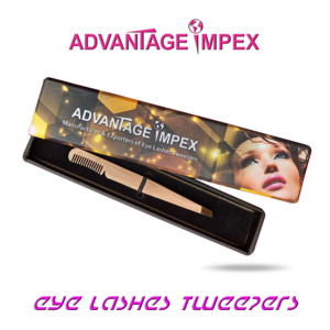 Pinzas de Cejas Profesionales de Acero Inoxidable con Logotipo Personalizado, Instrumentos de Belleza, Venta al Por Mayor - Product Image 6