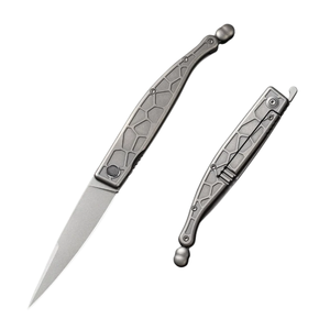 Stainless Steel Folding <b>Pocket</b> <b>Knife</b> with Thumb Hole, Satin Finish Blade, Durable <b>EDC</b> <b>Utility</b> Tool for Camping - Product Image 1