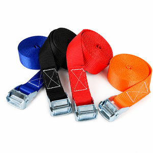Sangle d'arrimage à boucle à came en polyester haute résistance certifiée CE 38 mm 450 kg sans crochet Marque Provina pour le transport de marchandises sur camion OEM - Product Image 1