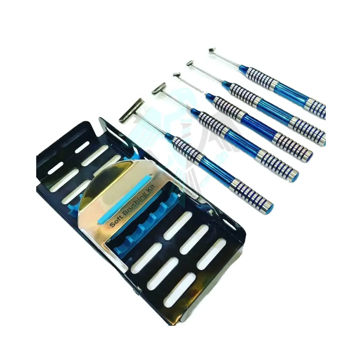 Melhor Fabricante Pissco Para Dental Soft Brushing Kit Implante Cirurgia Instrumentos Ferramentas Set Aço Inoxidável