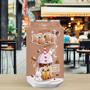 Té Bobba Tan Do Lata de 330 ml 10 Sabores 24 Meses de Duración Certificado Halal/FSSC Hanoi Vietnam Mejor Servir Frío - Product Image 6