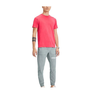 Casual Men's Pants Sweatpants Washed Soft Fabric Lightweight Mid Waist <b>Elastic</b> Functional Pockets Gym Joggers Daily Wear - Product Image 6