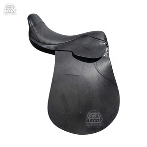 Nuevo diseño de silla de montar Polo de cuero genuino, silla de montar inglesa, juego completo con correas de estribo de hierro y cincha, venta al por mayor - Product Image 1