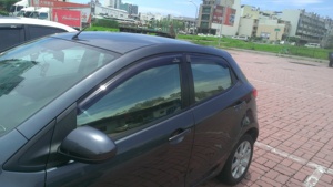 Viseras para Ventanas de Auto HIC, Protectores Contra la Lluvia, Material PMMA, 100% Compatibles con MAZDA 2 5 Puertas Hatchback/Demio (DE) 2007~2014 - Product Image 2