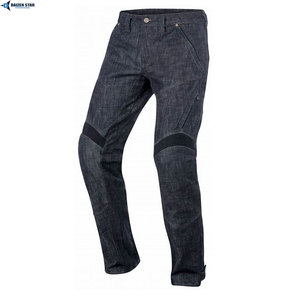 Jeans de moto pour hommes avec protections cuisses et genoux intégrées, en denim respirant, résistants à l'abrasion, de haute qualité pour la conduite - Product Image 3