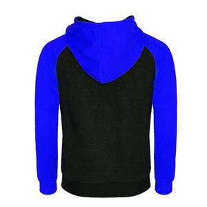 Unisex Black Green Raglan Sleeve Hooded Zipper Sweatshirt Regular Fit Casual Autumn Fleece 100% Cotton Anti-Wrinkle 370g Printed - Product Image 6